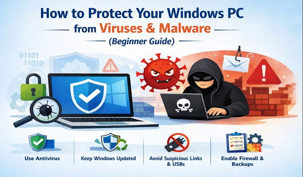 How to Protect Your Windows PC from Viruses & Malware