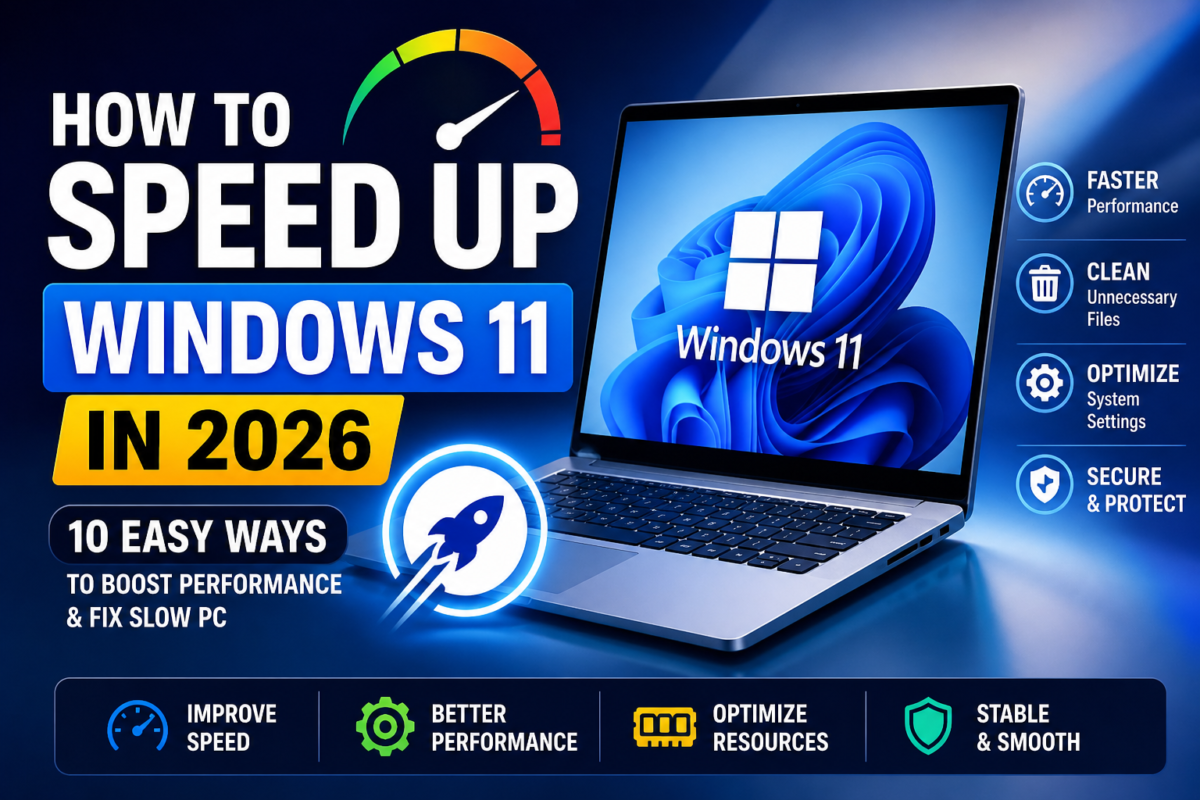 How to Speed Up Windows 11 in 2026 with Few Clicks